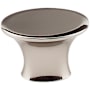 Top Knobs Barrington 1-5/16 Inch Oval Cabinet Knob Polished Nickel