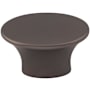 Top Knobs Barrington 1-1/2 Inch Oval Cabinet Knob Ash Gray