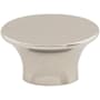 Top Knobs Barrington 1-1/2 Inch Oval Cabinet Knob Polished Nickel