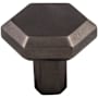 Top Knobs Serene 1-1/4 Inch Geometric Cabinet Knob Ash Gray