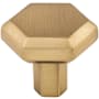 Top Knobs Serene 1-1/4 Inch Geometric Cabinet Knob Honey Bronze