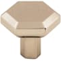 Top Knobs Serene 1-1/4 Inch Geometric Cabinet Knob Polished Nickel