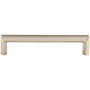 Top Knobs Lydia 5-1/16 Inch Center to Center Handle Cabinet Pull Brushed Satin Nickel
