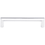 Top Knobs Lydia 5-1/16 Inch Center to Center Handle Cabinet Pull Polished Chrome