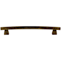Top Knobs Arched 12 Inch Center to Center Appliance Pull from the Appliance Collection German Bronze