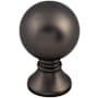 Top Knobs Serene 1 Inch Round Cabinet Knob Ash Gray