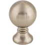 Top Knobs Serene 1 Inch Round Cabinet Knob Brushed Satin Nickel