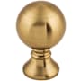 Top Knobs Serene 1 Inch Round Cabinet Knob Honey Bronze