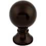 Top Knobs Serene 1 Inch Round Cabinet Knob Oil Rubbed Bronze