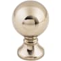 Top Knobs Serene 1 Inch Round Cabinet Knob Polished Nickel