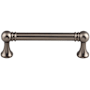 Top Knobs Kara 3-3/4 Inch Center to Center Handle Cabinet Pull from the Serene Series Ash Gray