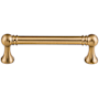 Top Knobs Kara 3-3/4 Inch Center to Center Handle Cabinet Pull from the Serene Series Honey Bronze