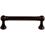 Top Knobs Kara 3-3/4 Inch Center to Center Handle Cabinet Pull from the Serene Series Oil Rubbed Bronze