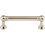 Top Knobs Kara 3-3/4 Inch Center to Center Handle Cabinet Pull from the Serene Series Polished Nickel