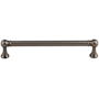 Top Knobs Kara 6-5/16 Inch Center to Center Handle Cabinet Pull from the Serene Series Ash Gray