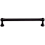 Top Knobs Kara 6-5/16 Inch Center to Center Handle Cabinet Pull from the Serene Series Flat Black