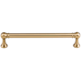 Top Knobs Kara 6-5/16 Inch Center to Center Handle Cabinet Pull from the Serene Series Honey Bronze