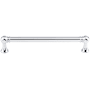 Top Knobs Kara 6-5/16 Inch Center to Center Handle Cabinet Pull from the Serene Series Polished Chrome