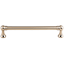 Top Knobs Kara 6-5/16 Inch Center to Center Handle Cabinet Pull from the Serene Series Polished Nickel