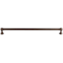 Top Knobs Kara 12 Inch Center to Center Handle Cabinet Pull from the Serene Series Ash Gray