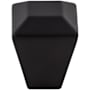 Top Knobs Juliet 1 Inch Square Cabinet Knob from the Serene Collection Flat Black