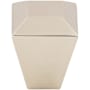 Top Knobs Juliet 1 Inch Square Cabinet Knob from the Serene Collection Polished Nickel