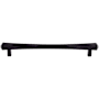 Top Knobs Juliet 12 Inch Center to Center Bar Appliance Pull from the Serene Series Flat Black