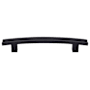 Top Knobs Inset Rail 5 Inch (128 mm) Center to Center Bar Cabinet Pull from the Sanctuary Series - 10 Pack Flat Black