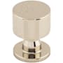 Top Knobs Lily 1 Inch Mushroom Cabinet Knob from the Serene Series Polished Nickel