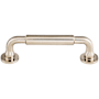 Top Knobs Serene 3-3/4 Inch Center to Center Handle Cabinet Pull Brushed Satin Nickel