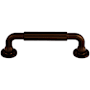 Top Knobs Serene 3-3/4 Inch Center to Center Handle Cabinet Pull Oil Rubbed Bronze