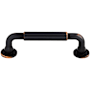 Top Knobs Serene 3-3/4 Inch Center to Center Handle Cabinet Pull Tuscan Bronze