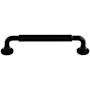 Top Knobs Serene 5-1/16 Inch Center to Center Handle Cabinet Pull Flat Black