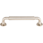 Top Knobs Serene 5-1/16 Inch Center to Center Handle Cabinet Pull Brushed Satin Nickel