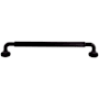 Top Knobs Lily 7-9/16 Inch Center to Center Handle Cabinet Pull from the Serene Series Flat Black