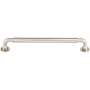 Top Knobs Lily 7-9/16 Inch Center to Center Handle Cabinet Pull from the Serene Series Brushed Satin Nickel