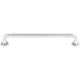 Top Knobs Lily 7-9/16 Inch Center to Center Handle Cabinet Pull from the Serene Series Polished Chrome