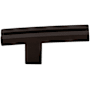 Top Knobs Inset Rail 2-5/8 Inch Long Designer Cabinet Knob from the Sanctuary Collection Oil Rubbed Bronze