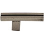 Top Knobs Inset Rail 2-5/8 Inch Long Designer Cabinet Knob from the Sanctuary Collection Pewter Antique