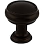 Top Knobs Eden 1 Inch Mushroom Cabinet Knob Oil Rubbed Bronze