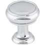 Top Knobs Eden 1 Inch Mushroom Cabinet Knob Polished Chrome
