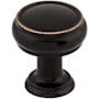 Top Knobs Eden 1 Inch Mushroom Cabinet Knob Tuscan Bronze