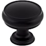 Top Knobs Eden 1-3/8 Inch Mushroom Cabinet Knob Flat Black