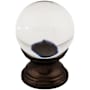 Top Knobs Serene 1 Inch Round Cabinet Knob Oil Rubbed Bronze