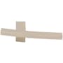 Top Knobs Slanted 3 Inch Long Finger Cabinet Pull from the Sanctuary Collection Brushed Satin Nickel
