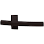 Top Knobs Slanted 3 Inch Long Finger Cabinet Pull from the Sanctuary Collection Oil Rubbed Bronze