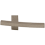 Top Knobs Slanted 3 Inch Long Finger Cabinet Pull from the Sanctuary Collection Pewter Antique