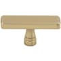 Top Knobs Devon 2-3/8 Inch Bar Cabinet Knob Honey Bronze