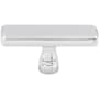 Top Knobs Devon 2-3/8 Inch Bar Cabinet Knob Polished Chrome