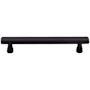 Top Knobs Kingsbridge 5 Inch Center to Center Bar Cabinet Pull from the Devon Series Flat Black